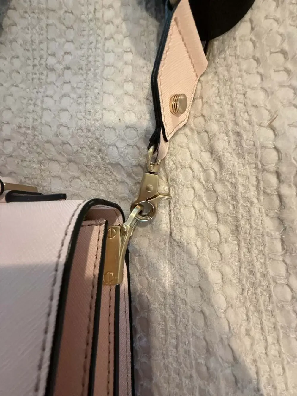 Botkier Cobble Hill Crossbody Bag in Blush Pink